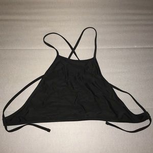 High neck bikini top